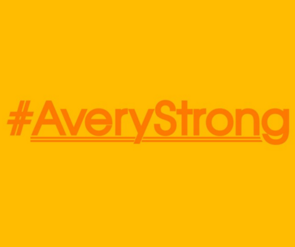 Avery Strong hashtag for Nebraska.