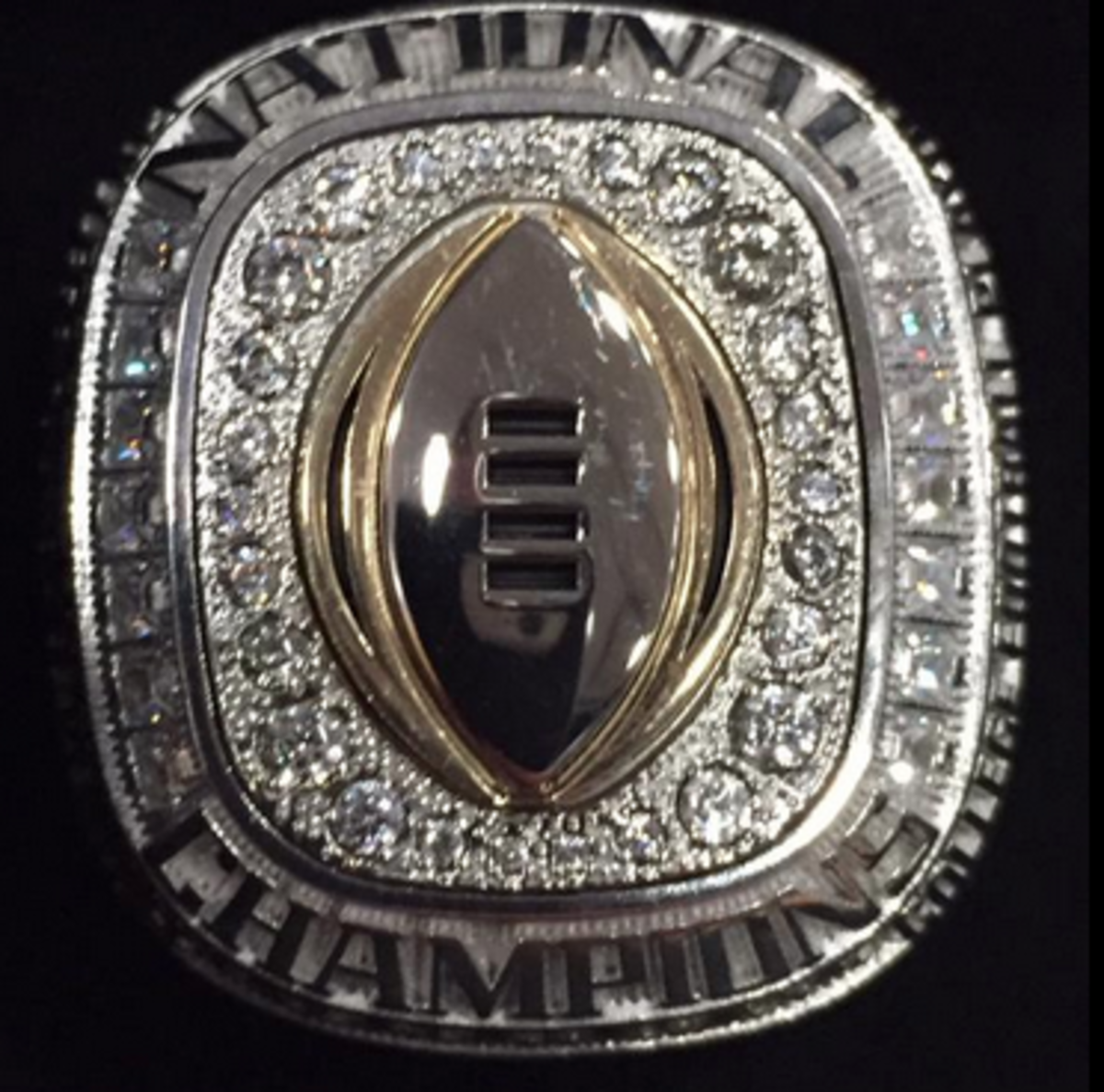 Ohio State's 2014 national championship ring.