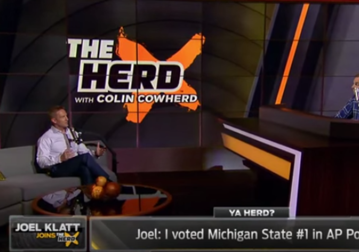Joel Klatt get interviewed on The Herd claiming that Michigan Stat is the best program in college football.