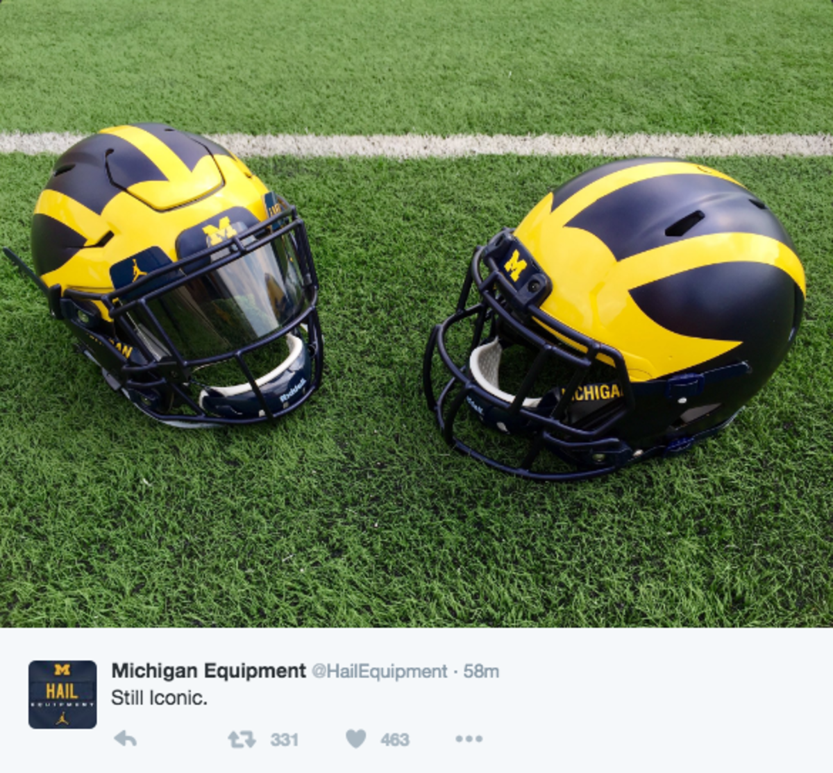 Photos Michigan Equipment Releases Better Look At Wolverines' New
