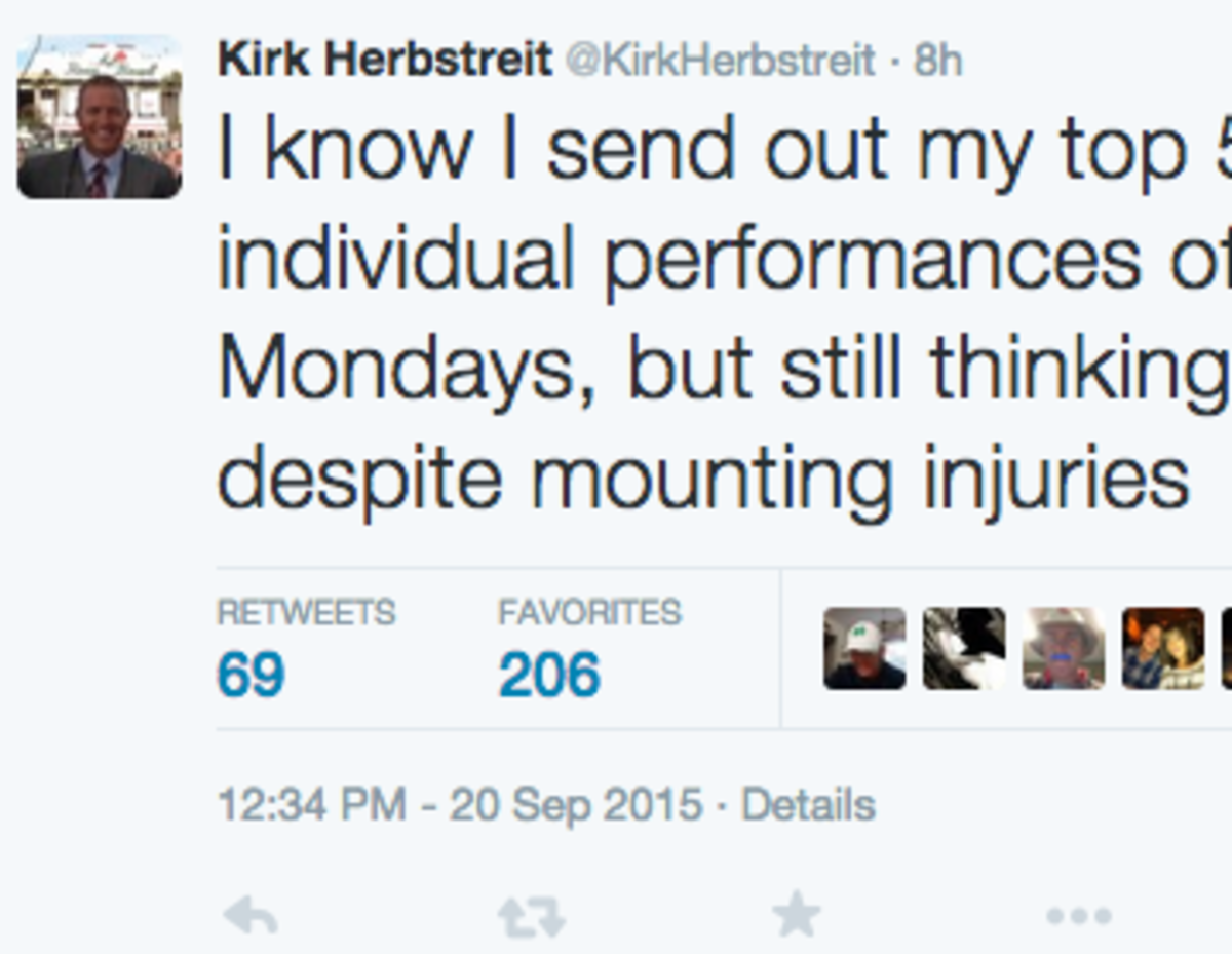 Kirk Herbstreit tweets about Notre Dame's recent succes.