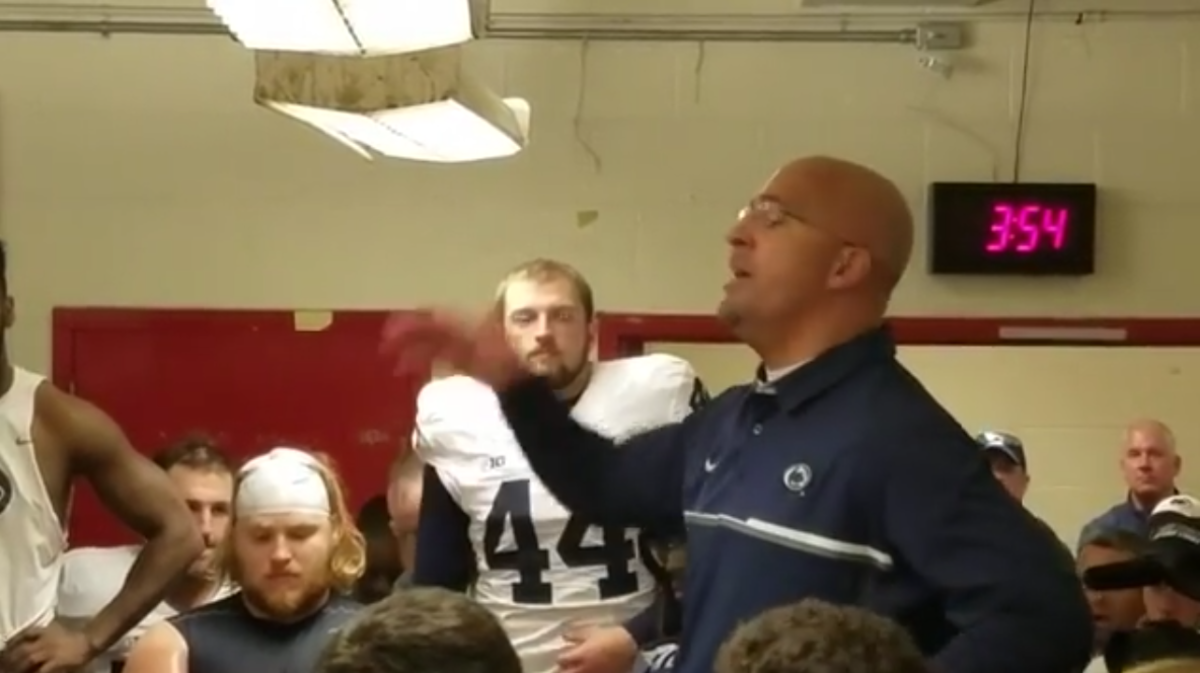 James Franklin Delivers Speech After Penn State's Win Over Indiana ...