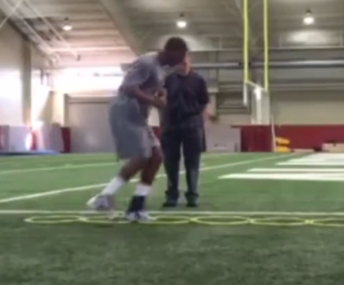 Video Kenyan Drake Back Doing Agility Drills After Gruesome Leg Break