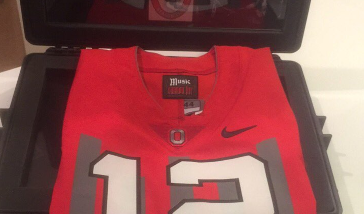 Cardale Jones official game jersey.