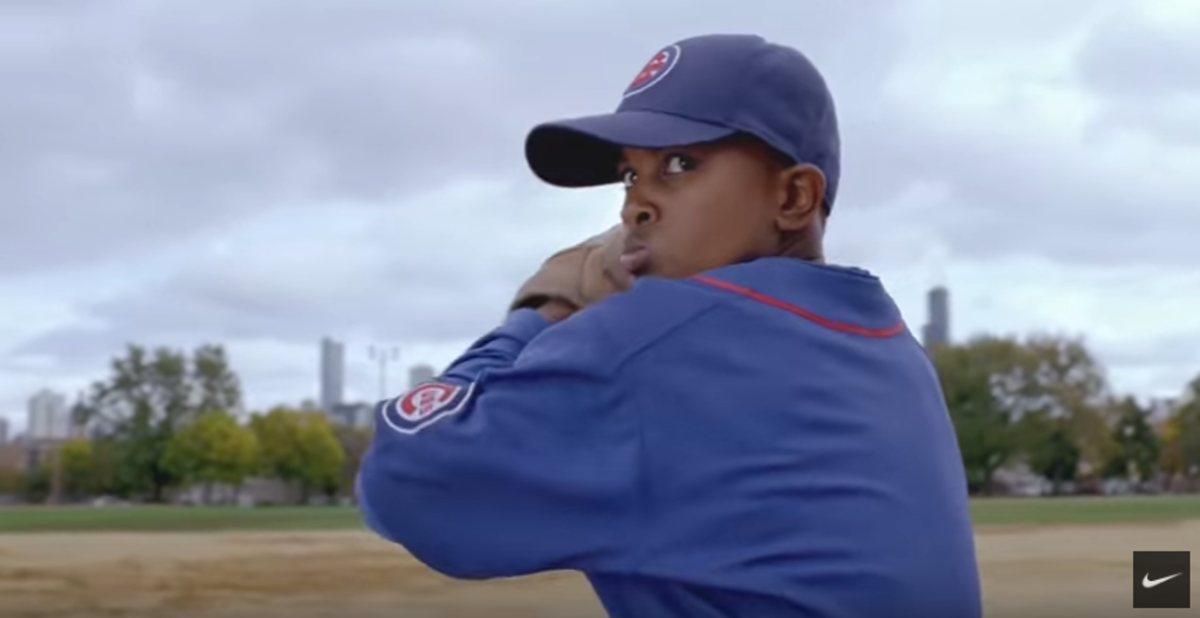 The Chicago Cubs Nike ad.