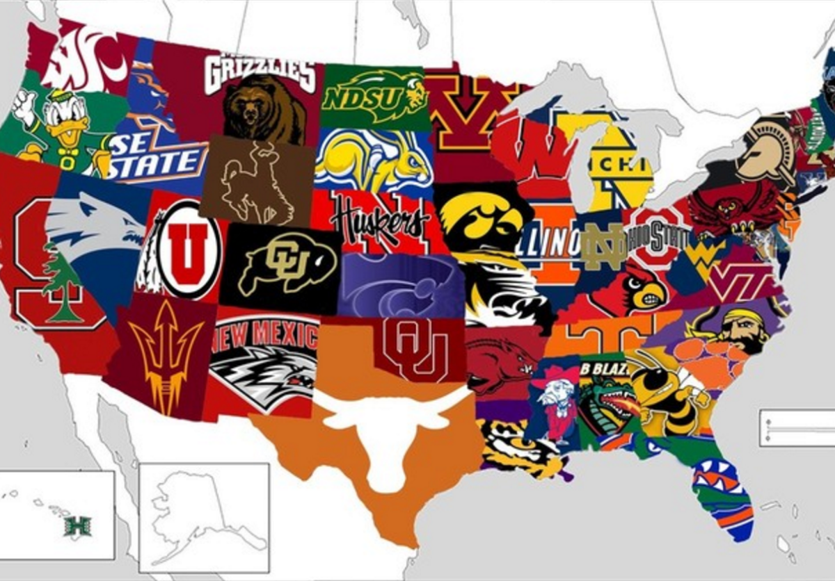 A map of the most popular teams on Reddit.