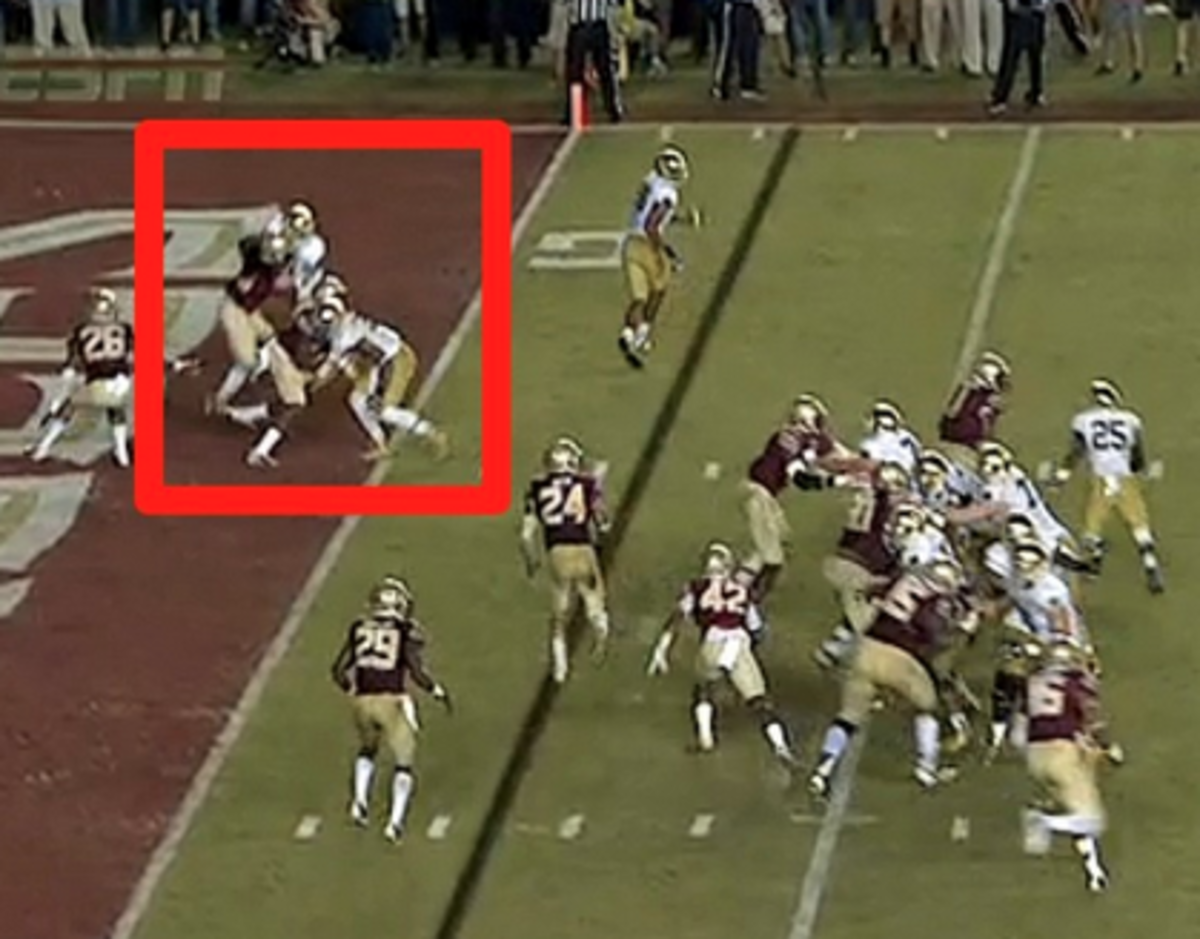 Notre Dame missed pass interference against FSU.