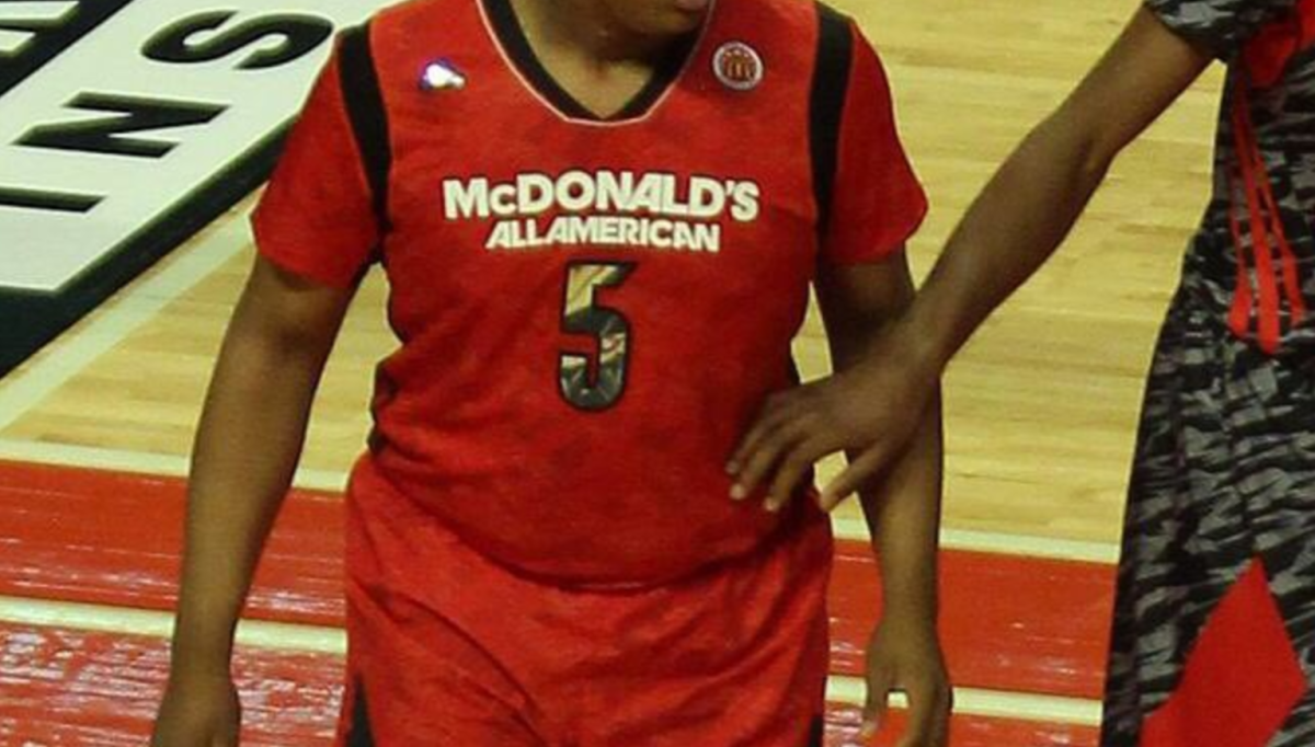 Kennedy Meeks in the high school McDonald's All American Game.