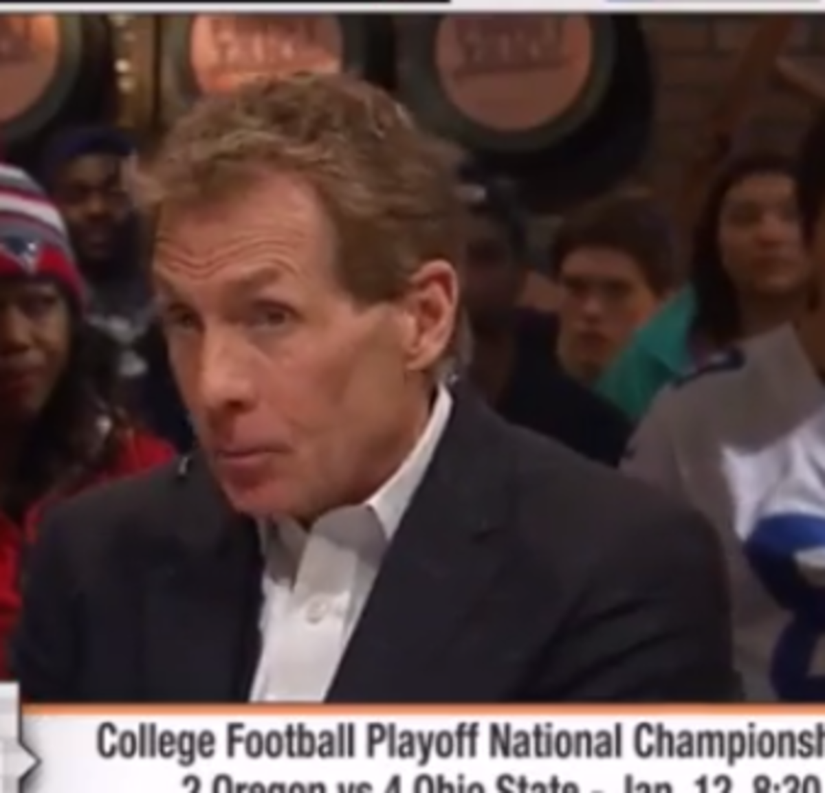 Skip Bayless discusses College Football Playoff.