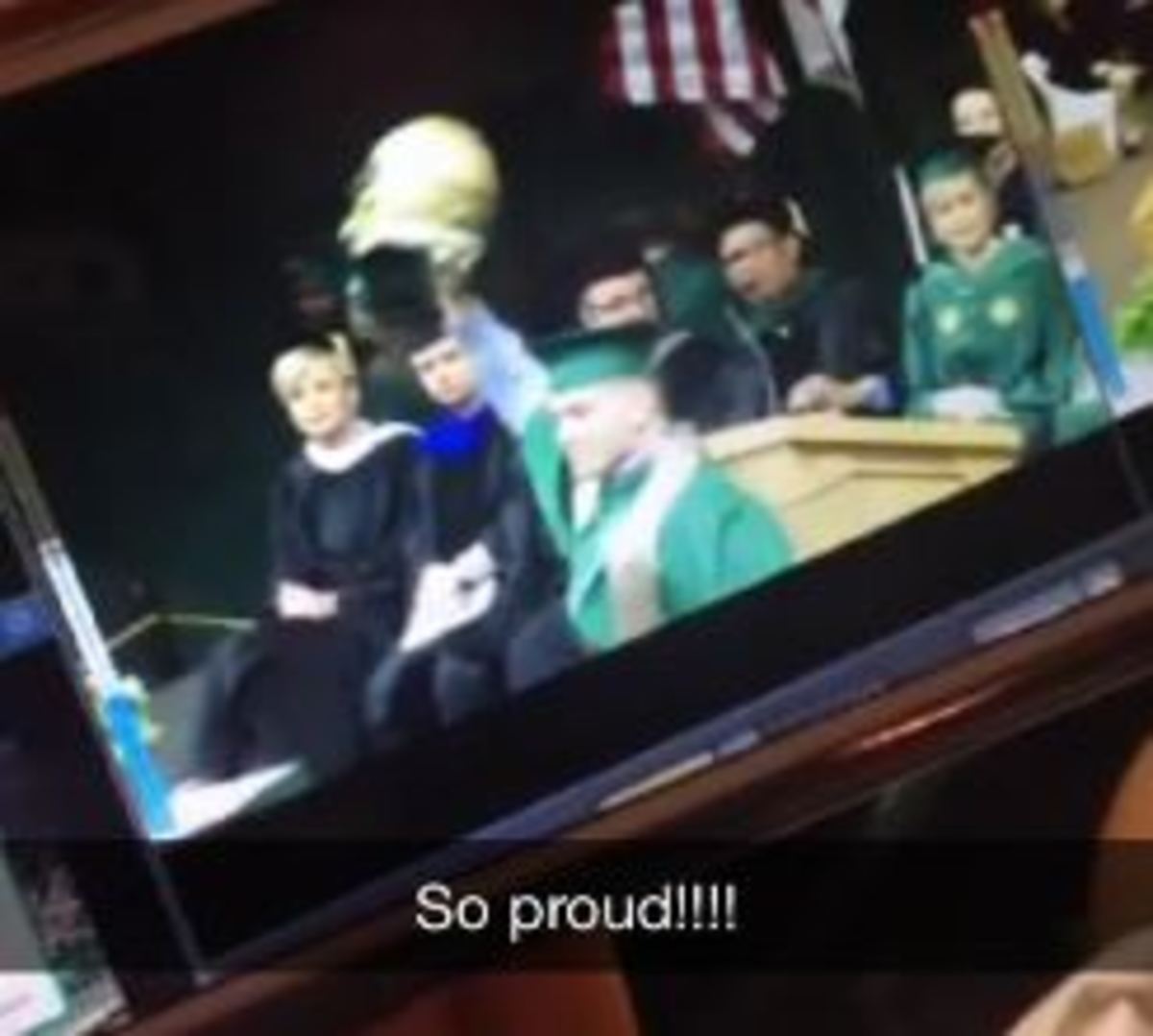 UAB's Derek Slaughter snubs the school president at graduation ceremony, after the Blazers program was dissolved.