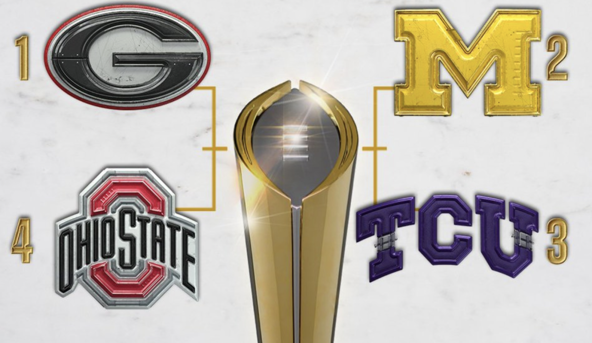 Final College Football Playoff top four.