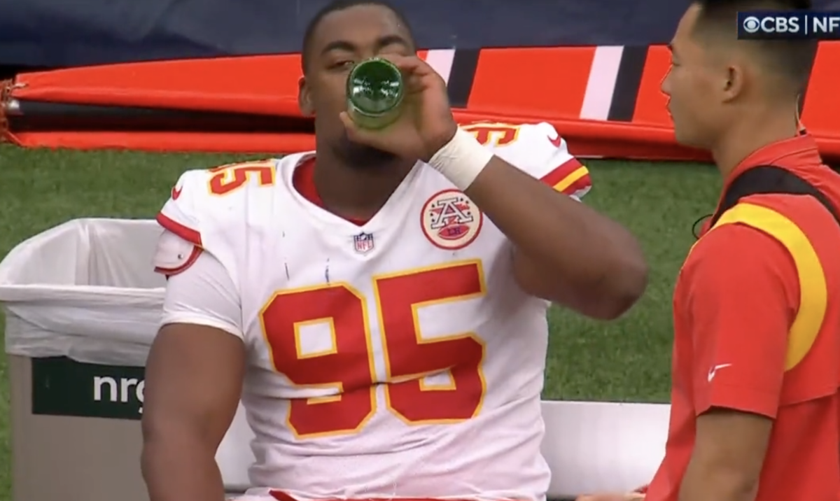 Look: NFL Fans Thought Player Was Drinking Beer On Bench - The Spun: What's  Trending In The Sports World Today