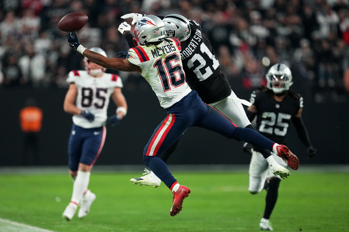 Raiders Announce Game Status For Wide Receiver Jakobi Meyers - The