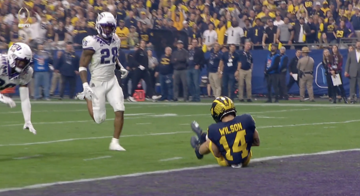 Michigan was screwed over by this controversial replay decision.