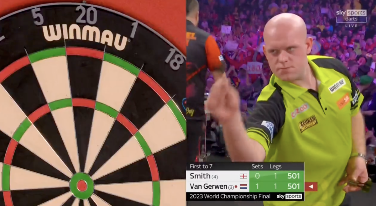 Look Greatest Darts Highlight Of AllTime Is Going Viral The Spun