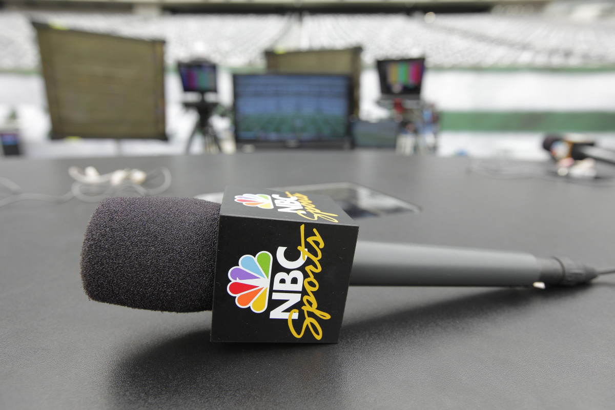 A look at the NBC Sports microphone.