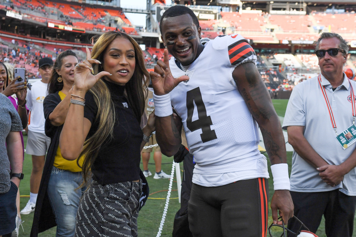 Deshaun Watson and his girlfriend Jilly Anais.