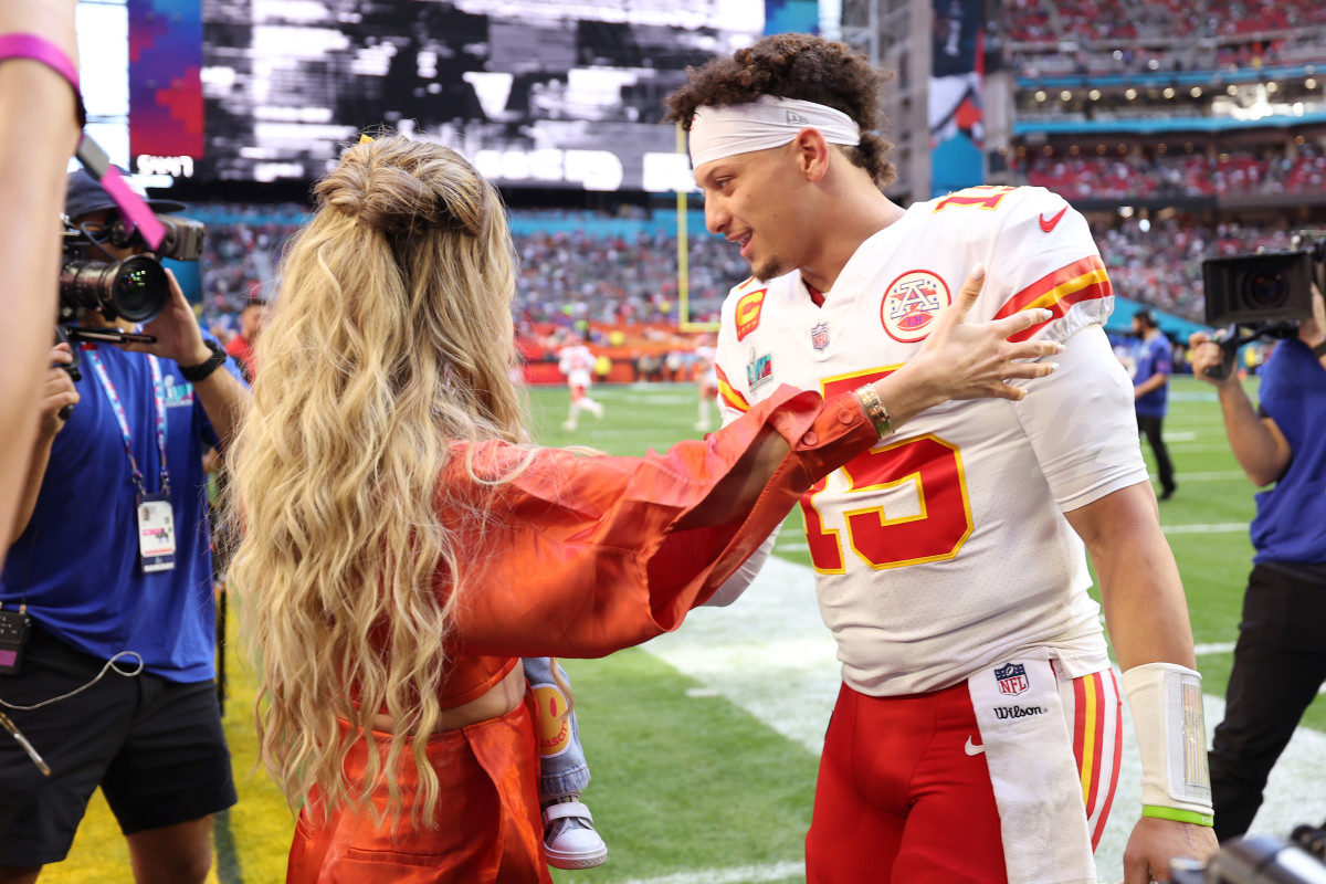 Patrick Mahomes: Chiefs QB's son Bronze has 'very scary and frantic' trip  to hospital as wife reveals baby is 'highly, highly allergic to peanuts