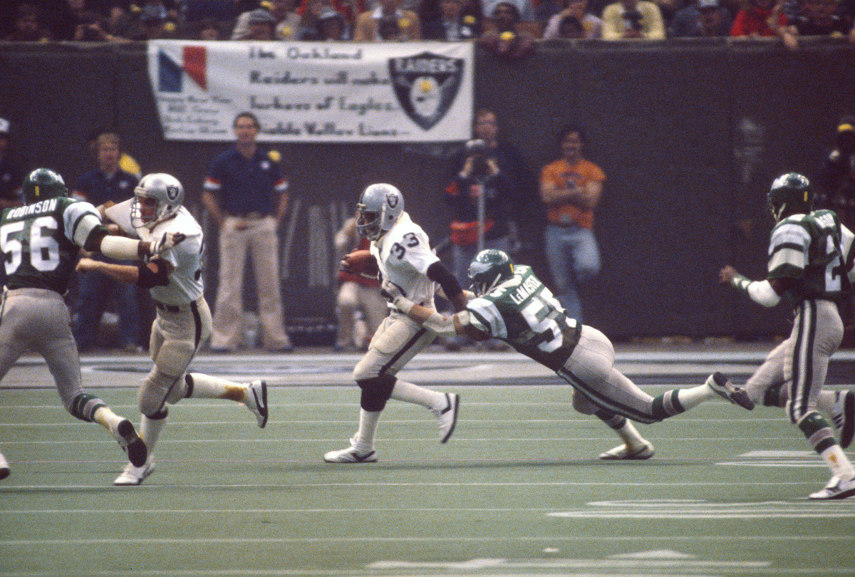 Bill Bergey-John Bunting-Frank LeMaster Triple Signed 16x20 Custom Framed  Photo - 1980 NFC Championship Eagles