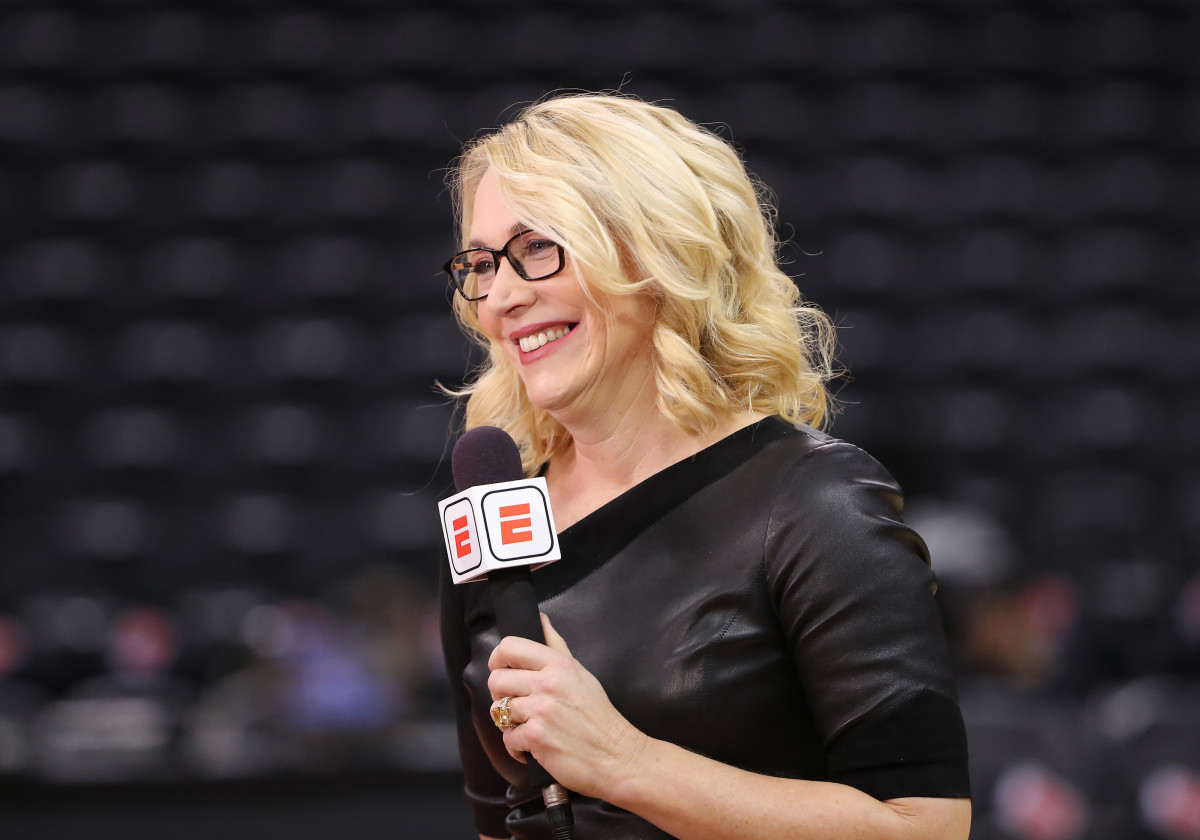 ESPN's Doris Burke during a TV spot.