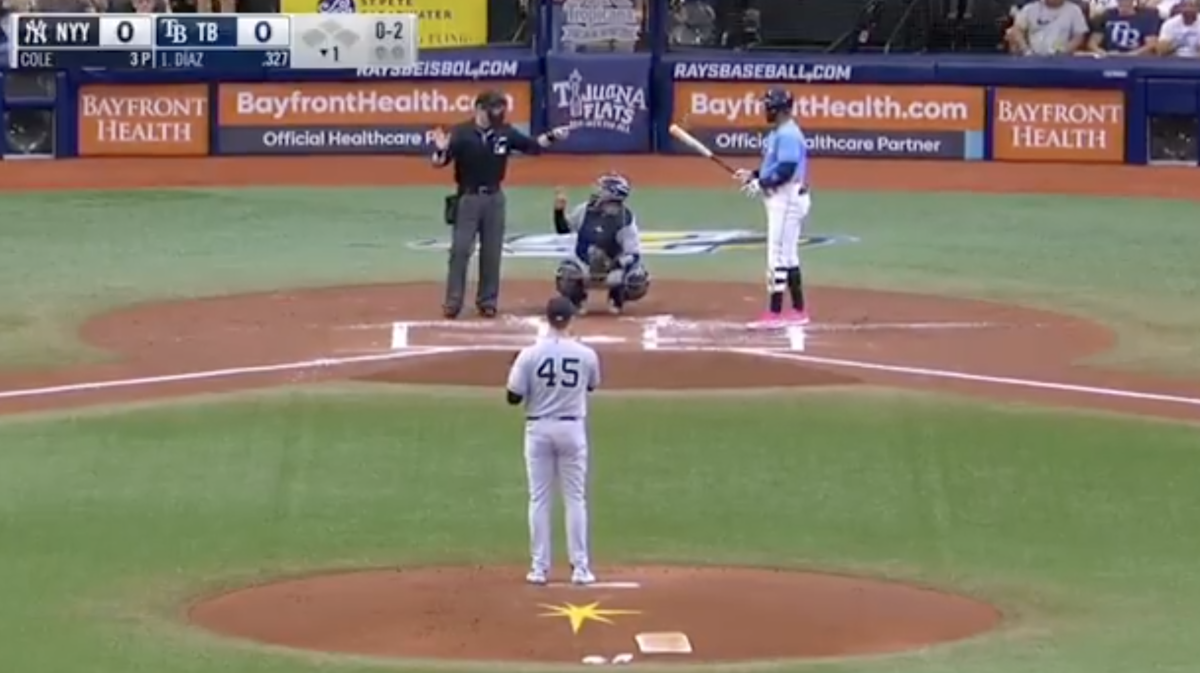 Watch: MLB Player's Embarrassing Strikeout Going Viral Sunday - The Spun