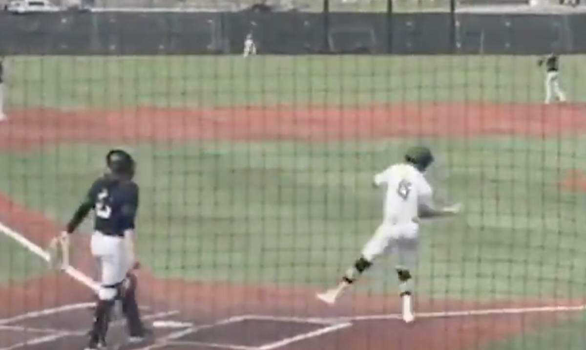 Video College Baseball Player Gets Ejected For Insane Bat Flip The Spun