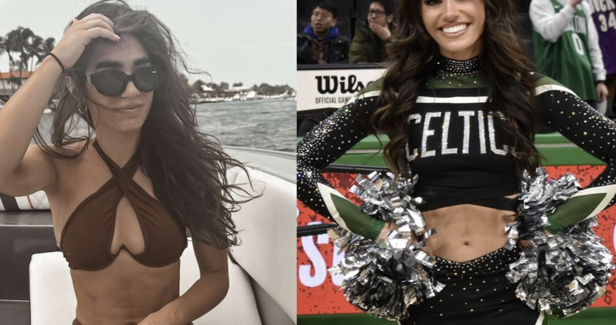 Look Celtics Cheerleader Going Viral Before Game 1 The Spun What's