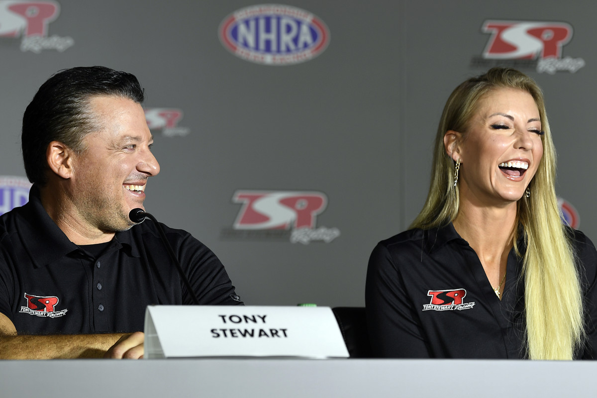 Tony Stewart Shoots Down Growing Rumor About His Wife, Leah Pruett