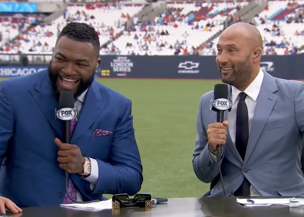 Derek Jeter Got Special Gift From David Ortiz During FOX Debut The Spun