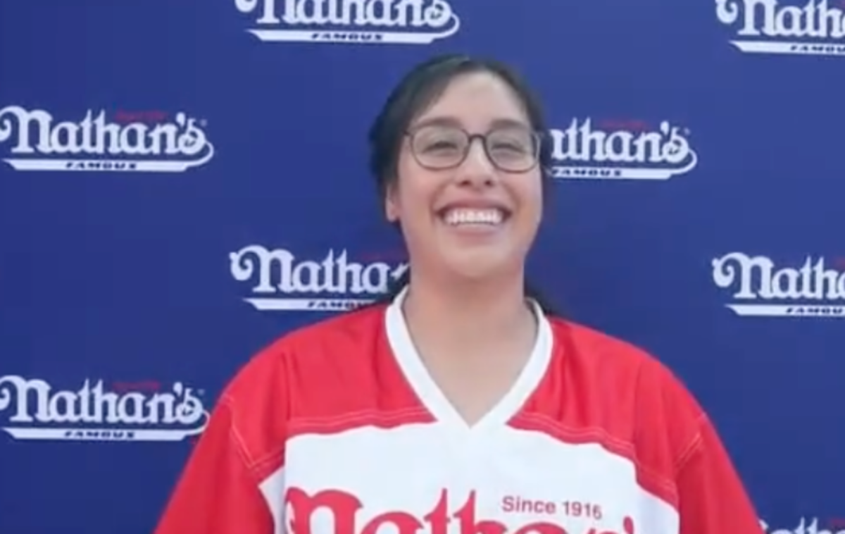 'Glizzy Lizzy' Is Going Viral At The Nathan's Hot Dog Eating Contest