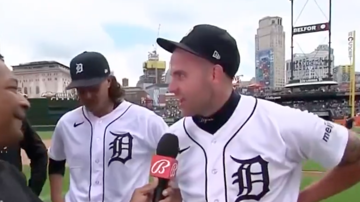 Detroit Tigers pitcher Alex Lange gives profane reaction to no-hitter