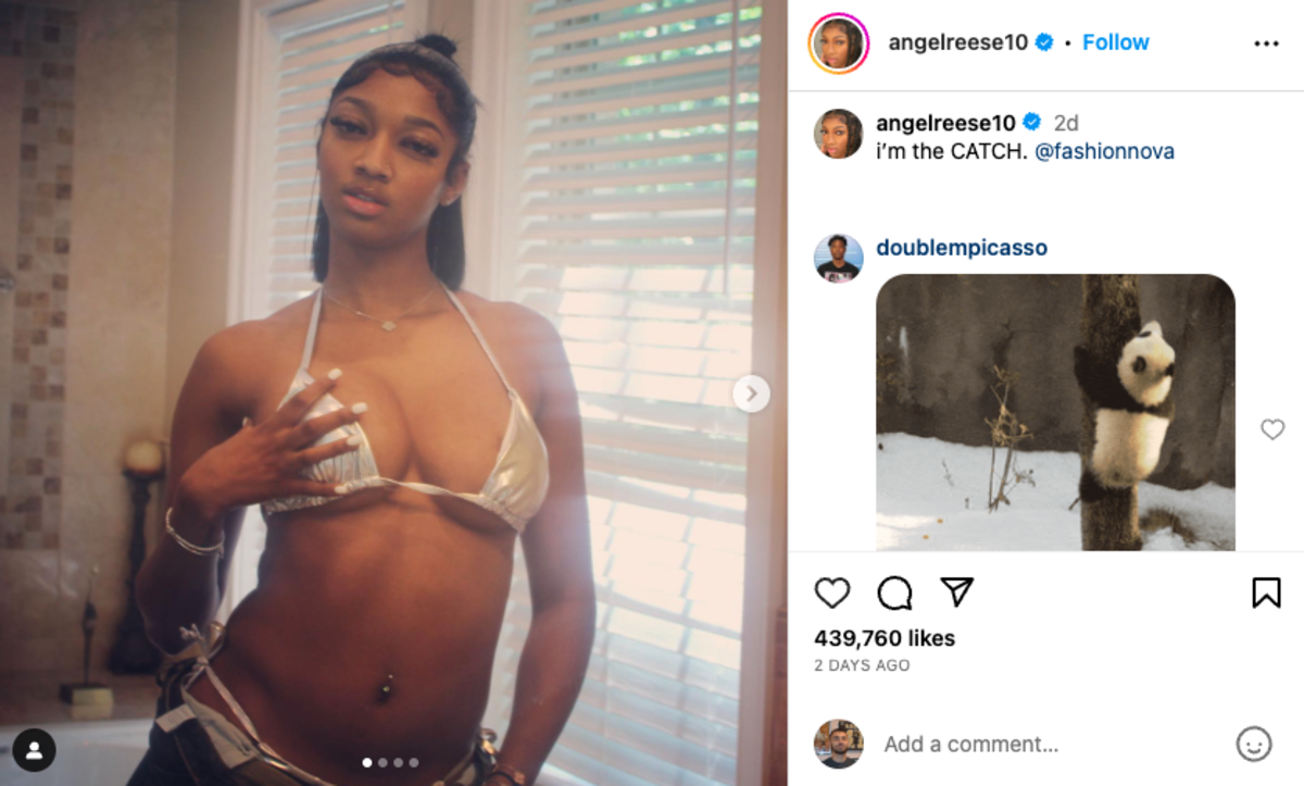 Angel Reese Turning Heads With Shiny Two-Piece Swimsuit Photo - The Spun: What's Trending In The Sports World Today