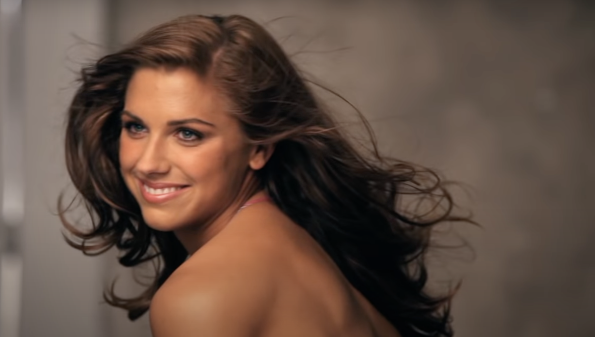 Alex Morgan for the Sports Illustrated Swimsuit issue "Body Paint" shoot.