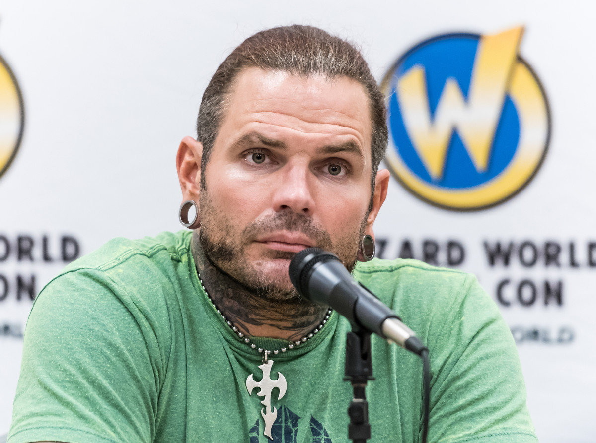 PHILADELPHIA, PA - JUNE 01:  Professional wrestler Jeff Hardy of WWE The Hardy Boyz attends Wizard World Comic Con Philadelphia 2017 - Day 1 at Pennsylvania Convention Center on June 1, 2017 in Philadelphia, Pennsylvania.  (Photo by Gilbert Carrasquillo/Getty Images)