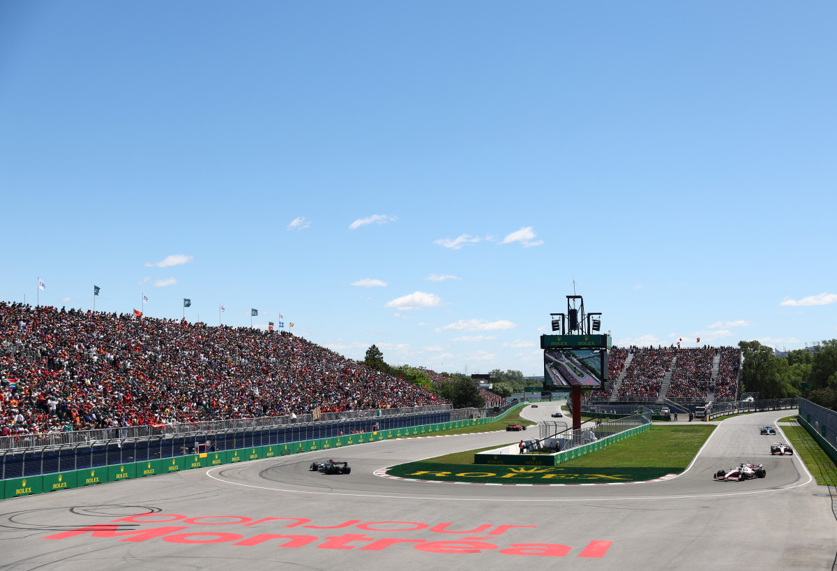A general view of the Formula 1 Grand Prix of Canada.