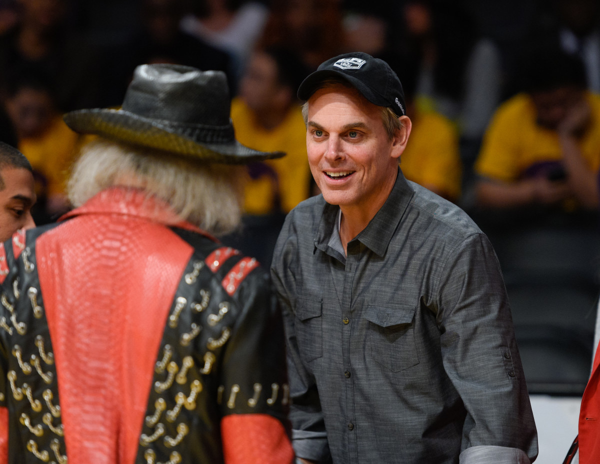LOS ANGELES, CA - NOVEMBER 22:  Colin Cowherd attends basketball game between the Portland Trail Blazers and the Los Angeles Lakers at Staples Center on November 22, 2015 in Los Angeles, California.  (Photo by Noel Vasquez/GC Images)