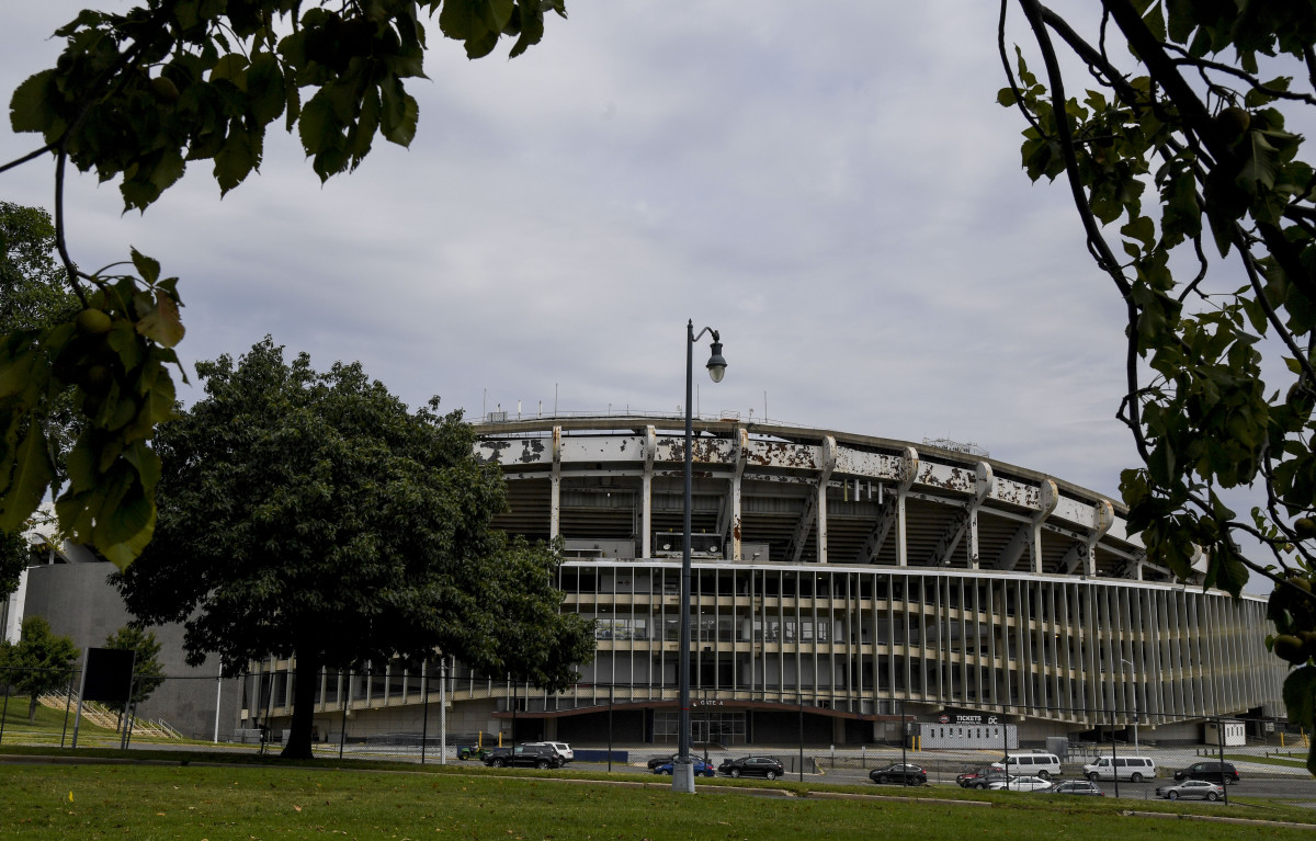 A general shot of RFK Stadium, the former home of Washington's football team.
