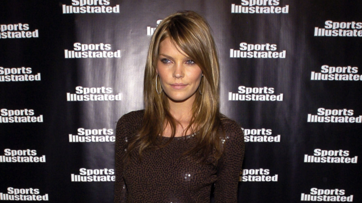 May Andersen during 2004 Sports Illustrated Swimsuit Issue - Press Conference at Club Deep in New York City, New York, United States. (Photo by Jason Nevader/WireImage for Sports Illustrated)