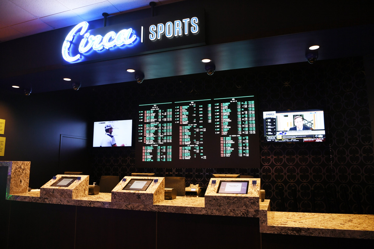 A general view of Circa Sportsbook in Las Vegas.