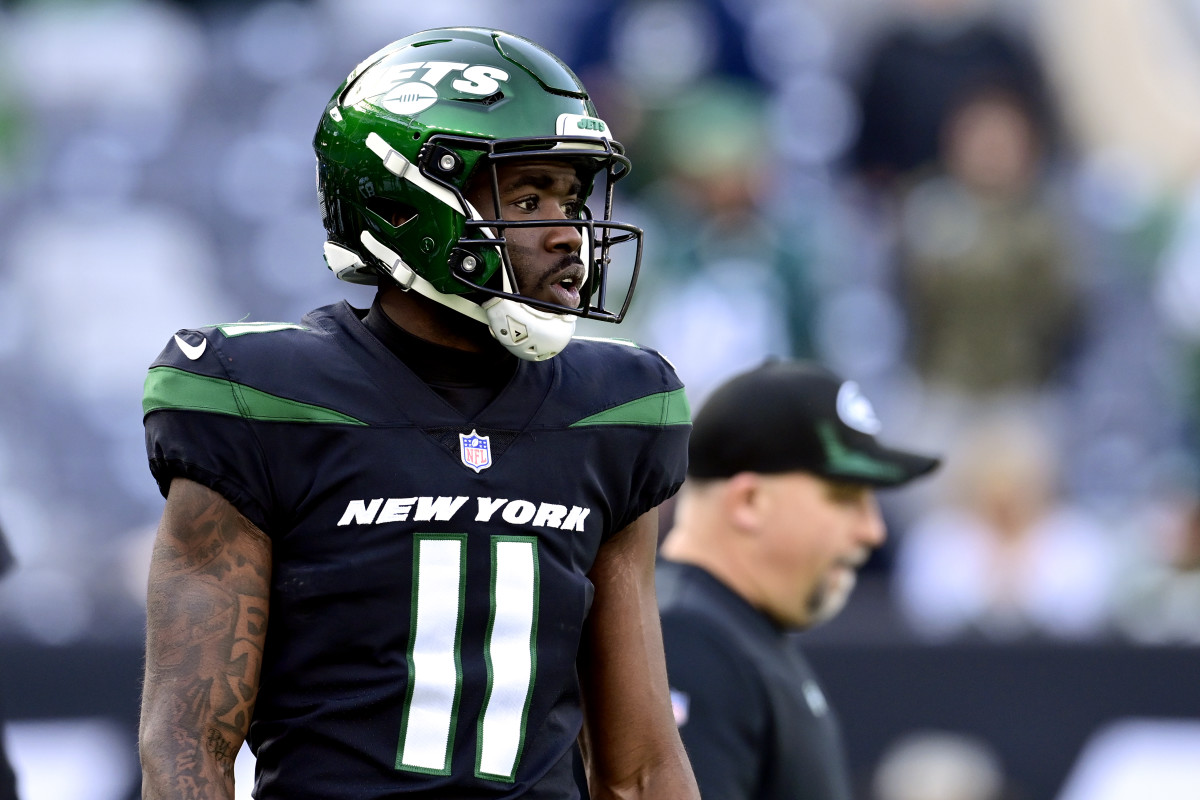 Jets send wide receiver Denzel Mims to the Lions in a trade that