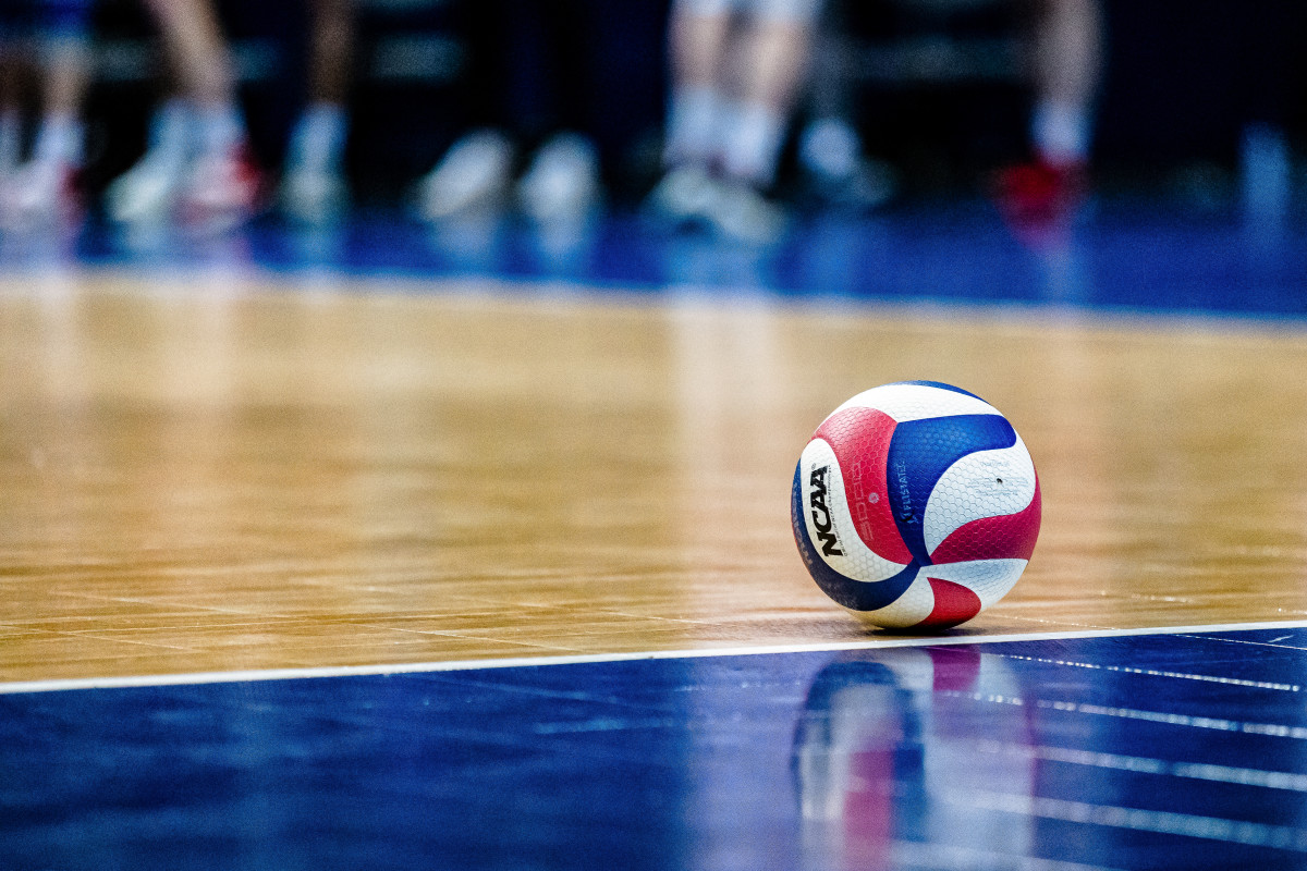 An official NCAA volleyball.
