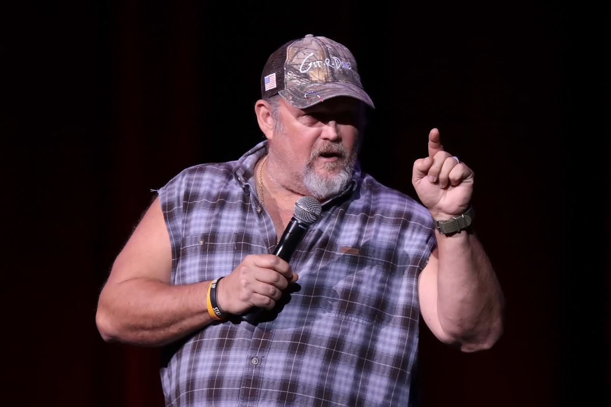Larry The Cable Guy performs at Atlantic City in New Jersey in 2019.