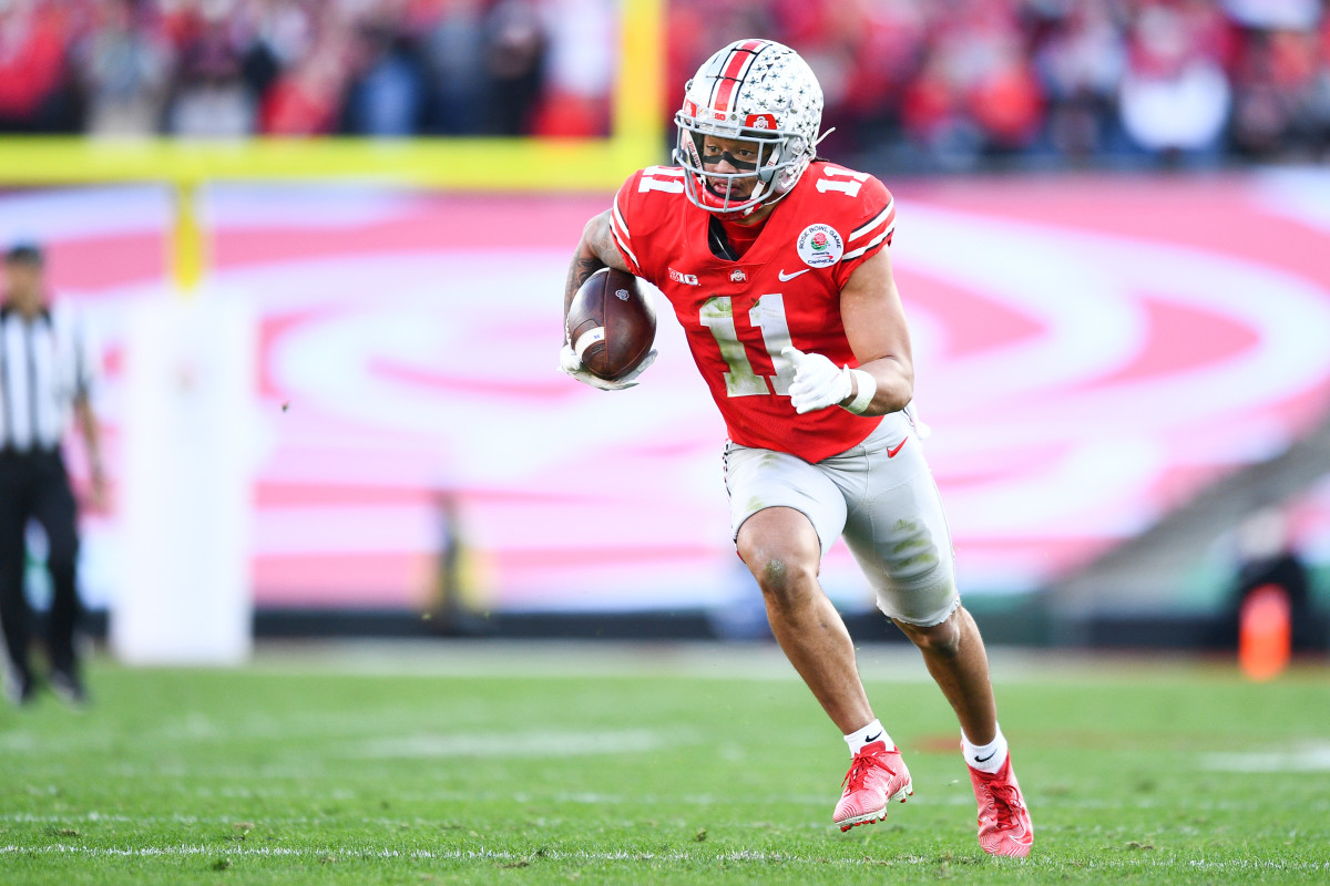 Jaxon Smith-Njigba runs 40-yard dash at Ohio State football pro day