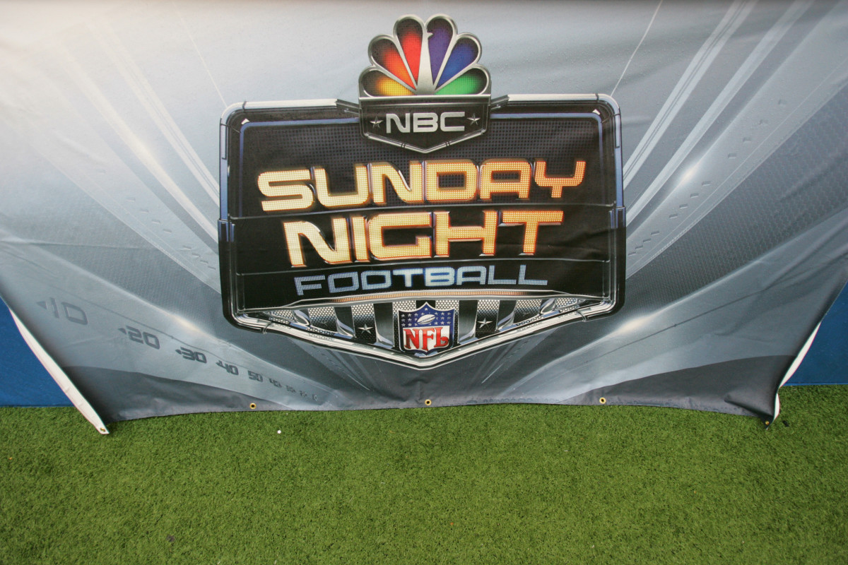 NBC Sunday Night logo for a Cowboys game.