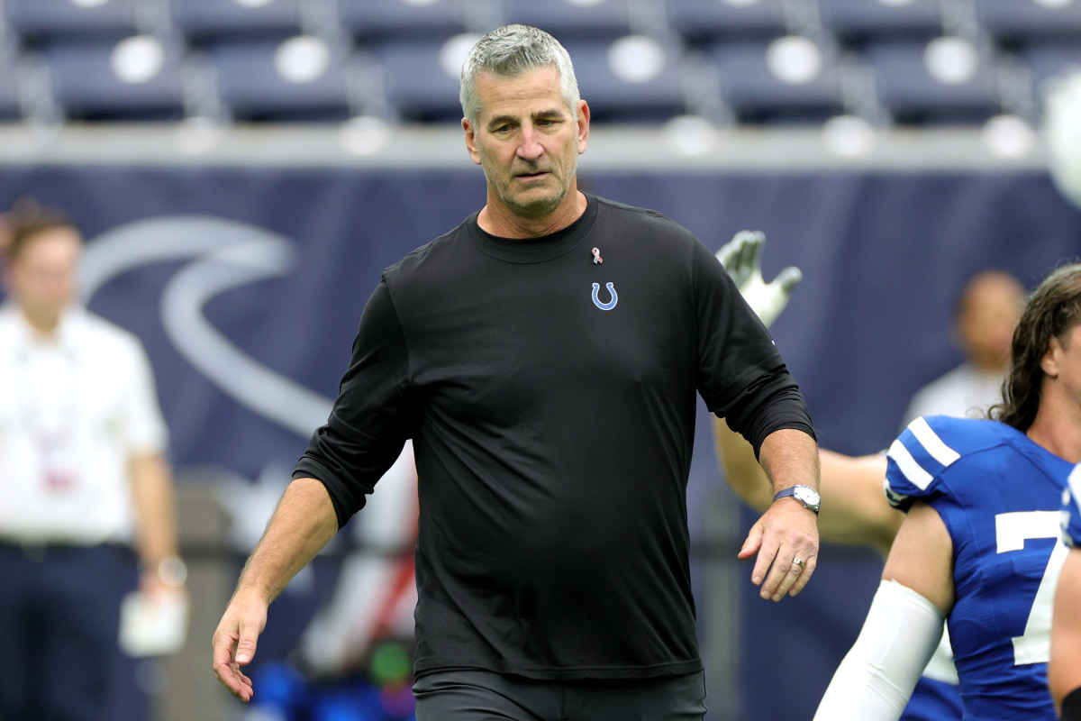 Head coach Frank Reich of the Indianapolis Colts
