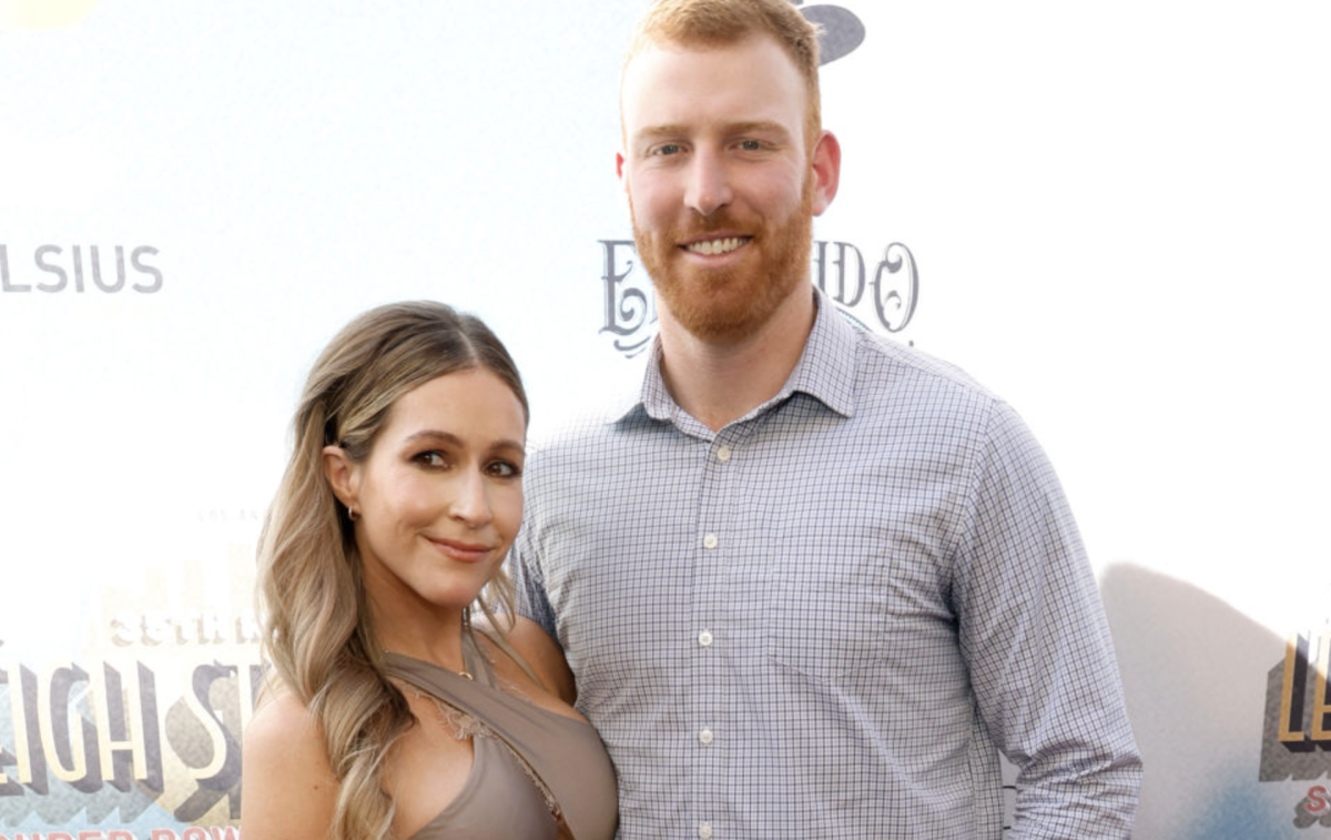 CULVER CITY, CALIFORNIA - FEBRUARY 12: Cooper Rush and Laurynn Rush aka Lauryn Rush (L) attend the 35th Annual Leigh Steinberg Super Bowl Party at Sony Pictures Studios on February 12, 2022 in Culver City, California. (Photo by Frazer Harrison/Getty Images)