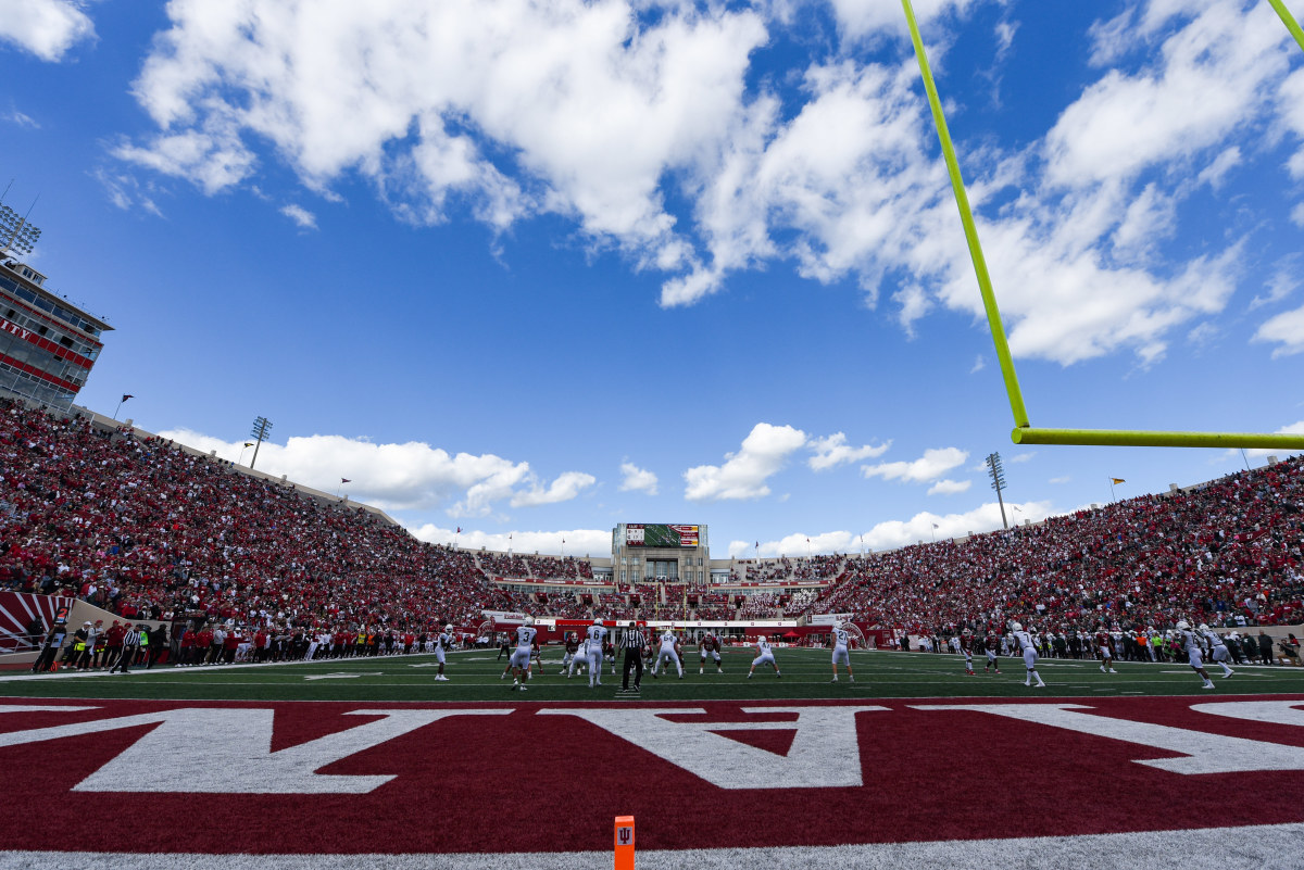 A general view of the Indiana Hoosiers' stadium.