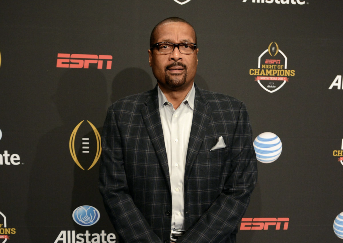 Analyst Mark May attends ESPN College Football Playoffs Night Of Champions.