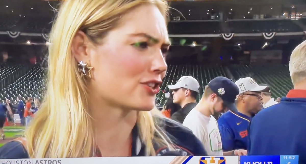 Video: Kate Upton Went Viral During The Astros' Win - The Spun: What's  Trending In The Sports World Today