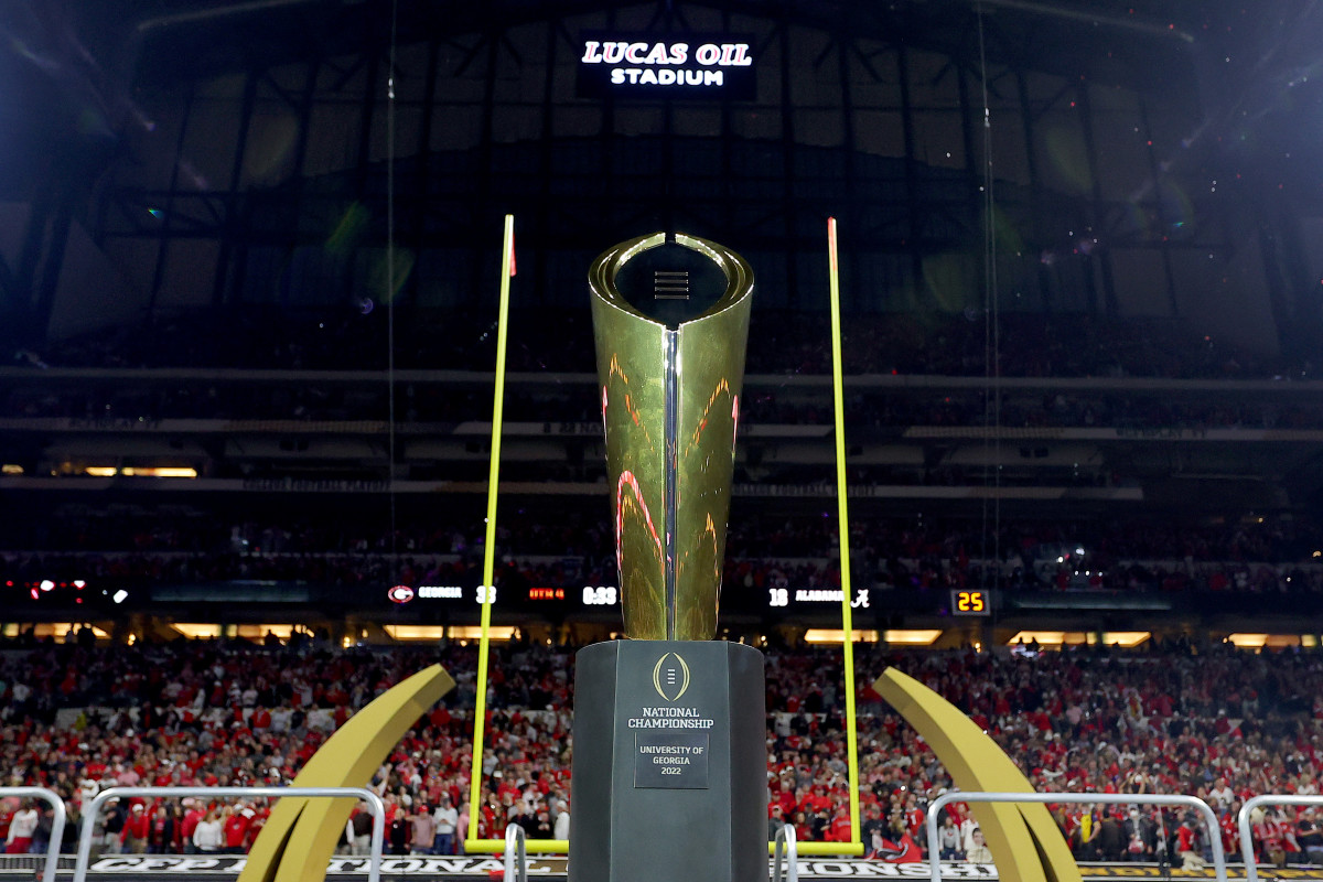 National Championship trophy College Football Playoff